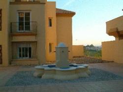 Pretty courtyard with fountain