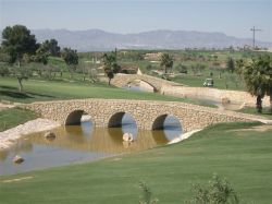 1st hole at La Finca