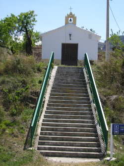 village church opposite apartment