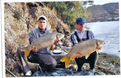 fish caught in the river