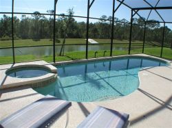 Pool overlooking conservation area