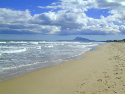One of the beaches at Oliva