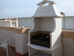 BBQ on the roof top solarium