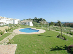 pool with views to Med
