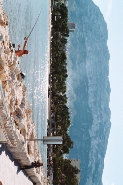 near the beach