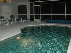 Pool at night