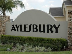 Entrance sign to Aylesbury