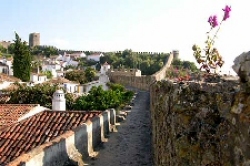 obidos town street