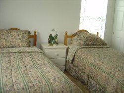 Fourth Bedroom with twin beds.