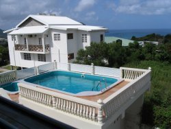 Villa and pool