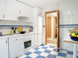 Fully Equipped Kitchen Door to Terrace