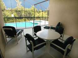 Large Lanai and pool area