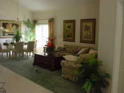 Formal seating & dining area