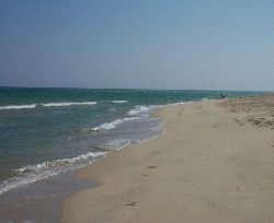 The beach - deserted as usual