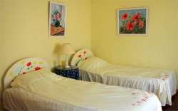 Yellow Villa bedroom