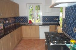Blue Villa kitchen