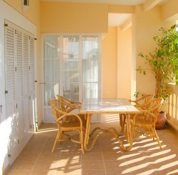 Covered terrace