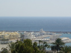View From Balcony to Marina & Beach