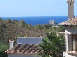 SEA VIEW FROM UPPER BALCONY TERRACE