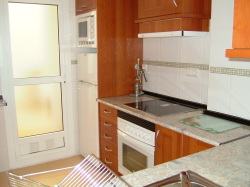 Kitchen and door to Utility Room