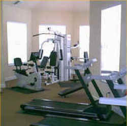 Well equipped gym at the clubhouse