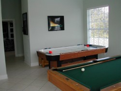 GAMES ROOM WITH POOL AND AIR HOCKEY
