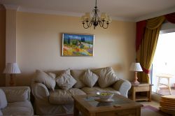 Large comfey sofa's in lounge