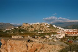 Salobrena from the sea