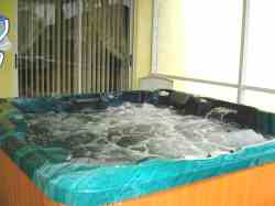 Luxury hot tub with 52 jets