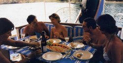 Excellent cuisine aboard