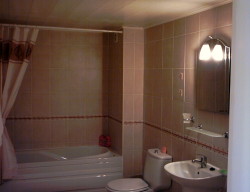 Apartments large bathroom.
