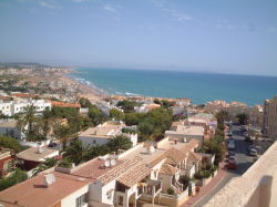 View from sun terrace on roof