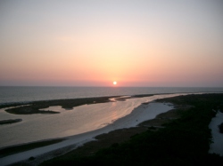 Sunset from the balcony