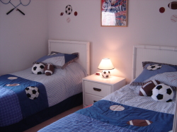 BEDROOM FOUR  SPORTS THEMED ROOM