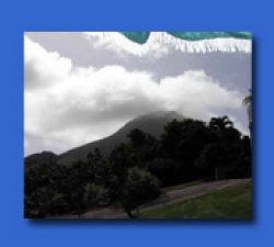 Mt. Scenery from swing