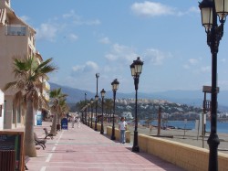 Have a lazy walk along to Sabinillas