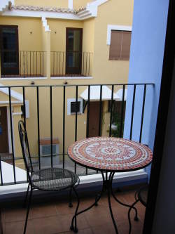 Small balcony for sunny breakfasts