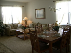 Formal living and dinning area