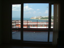 Sea view/balcony  from living area