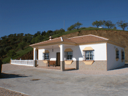 View of the exterior of the villa