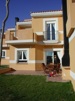 Rear patio area