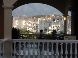 view from local resturant complex
