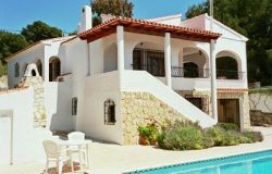 Family villa set in attractive gardens.