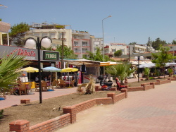 promenade and restaurants