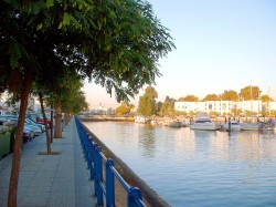 Ayamonte town is nearby