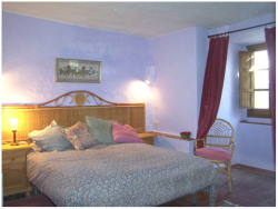A typical bedroom with ensuite bathroom