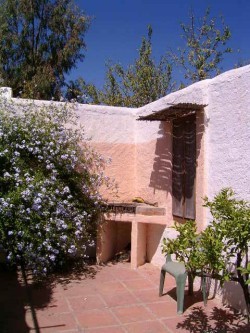 All the villas have their patio & BBQ