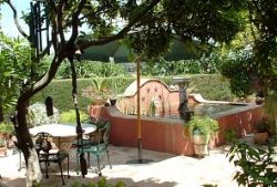 Relaxing Spanish Patio & Pond