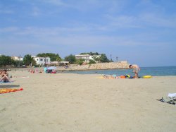One of several local beaches