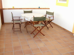 One of the 2 large terraces